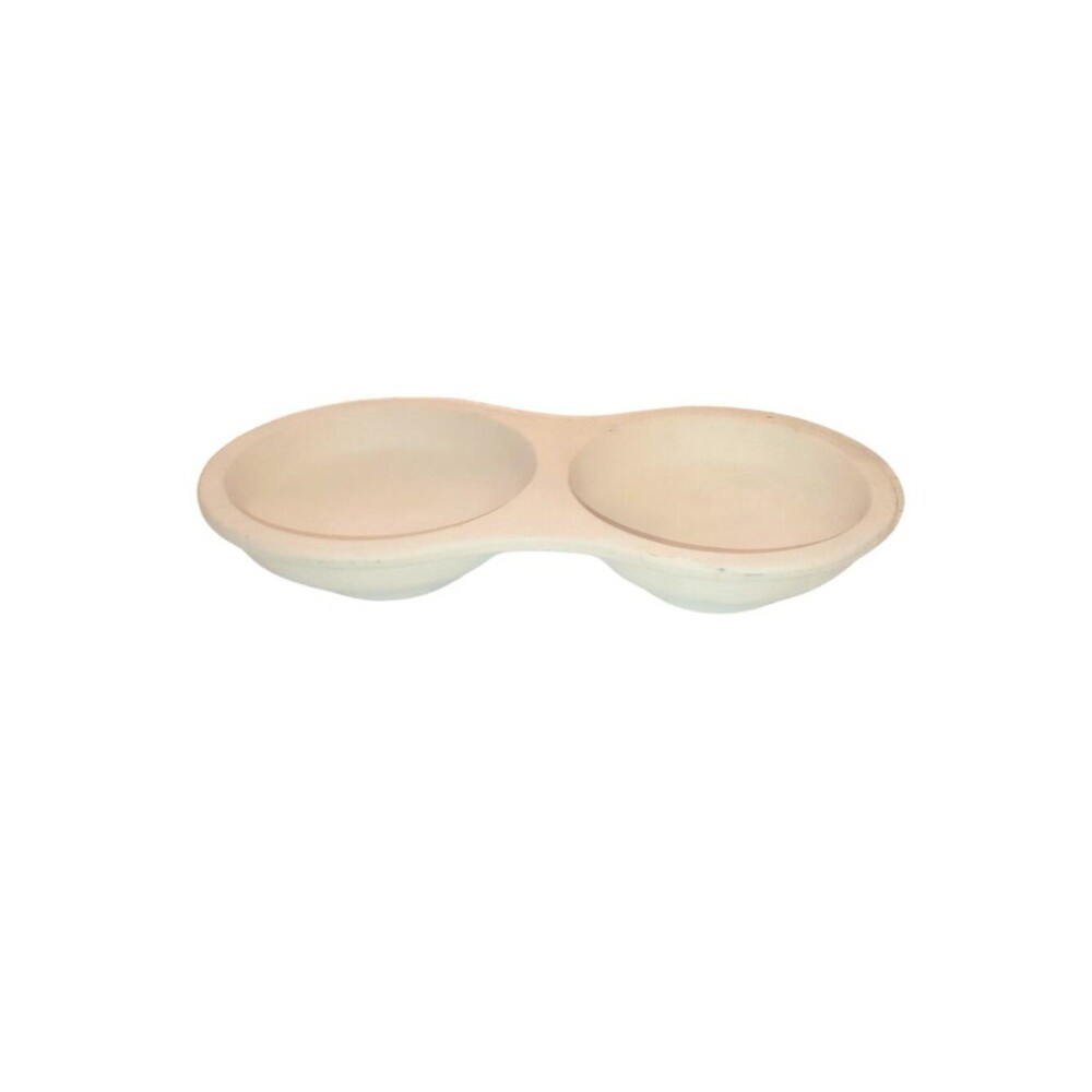 The Pampered Chef Microwave Double Egg Cooker 5133 Stoneware